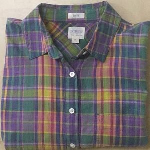J Crew Check shirts (size: XS)